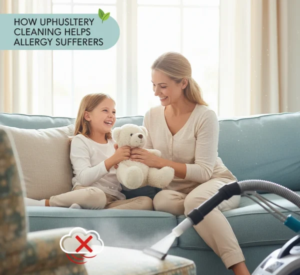 How upholstery cleaning helps allergy sufferers